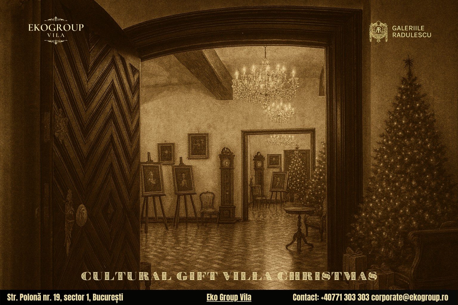 Cadou de Crăciun: O călătorie fascinantă în atmosfera Crăciunului anilor ’30 la Eko Group Vila 10 Cadou de Crăciun: O călătorie fascinantă în atmosfera Crăciunului anilor ’30 la Eko Group Vila